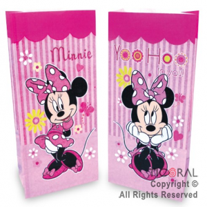 MINNIE BOLSITA PAPEL 12.5X24.5CM x 10